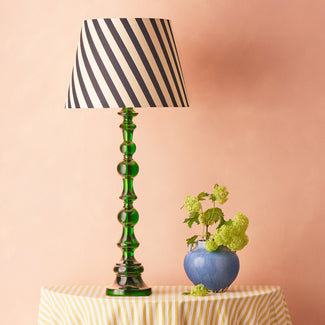Bobboli table lamp in green resin