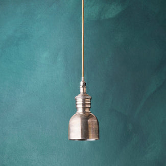 Smaller Connery pendant in antique silver