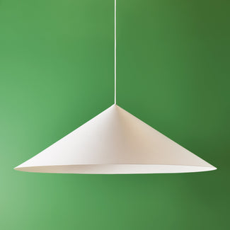 Larger Denali Pendant in white