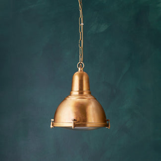 Rambusto pendant in aged brass