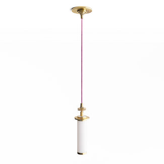 Elbow rechargeable pendant kit in antique brass