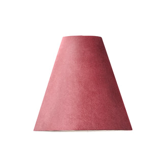 Lutine pendant shade in Beetroot hand made parchment