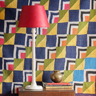 Luty table lamp in cream