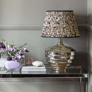 Miraya table lamp in nickel