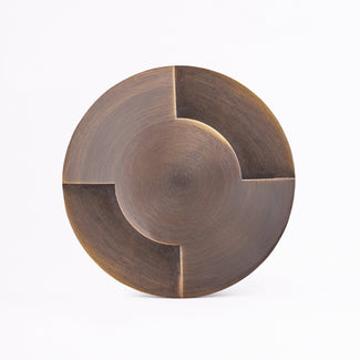 Iona IP67 recessed light in bronze