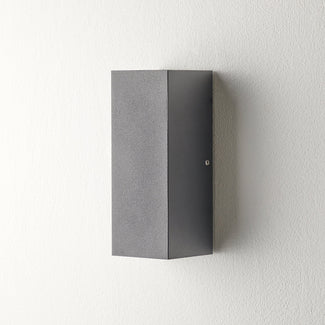 Mullian ip65 up and down wall light in black