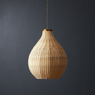 Albus pendant in natural cane