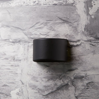 Fowey ip65 curved down light in storm